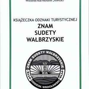 Książeczka Odznaki Turystycznej Znam Sudety Wałbrzyskie